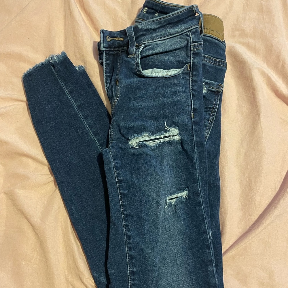 American Eagle skinny jeans. Size 000.